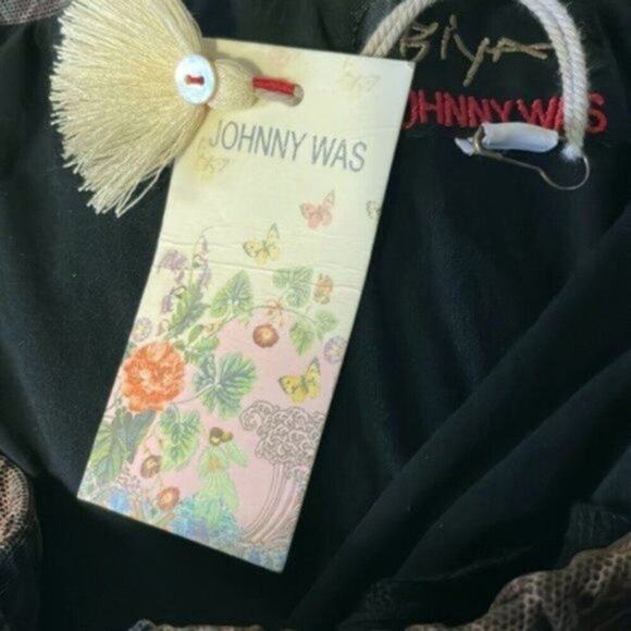 Johnny Was Wilhelmena Tiered Mesh Skirt multi colored XL - Picture 11 of 14